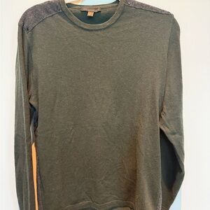 John Varvatos Olive Crewneck Sweater